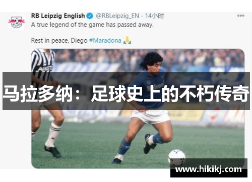 马拉多纳：足球史上的不朽传奇